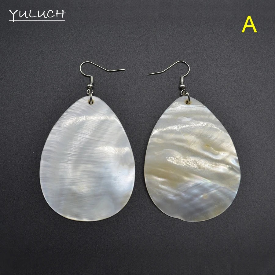 Лидер продаж пара сережек в виде морских ракушек с новым цветочным дизайном