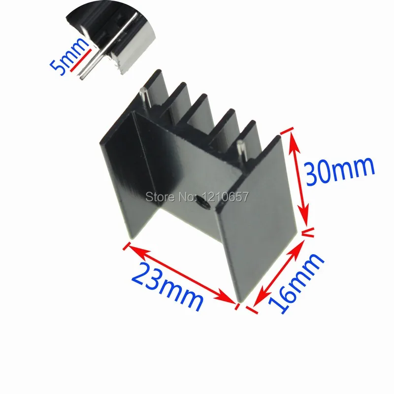 30 шт./партия алюминиевые радиаторы 30*23*16 мм|aluminum oil cooler|cooler box for carcooler speaker |