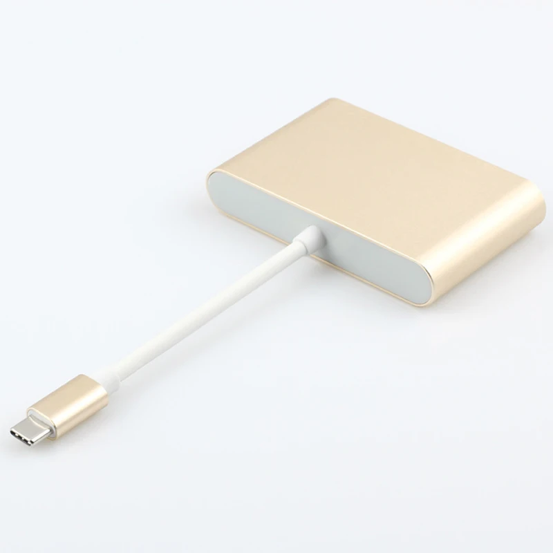 Лидер продаж 2019 модный 3 в 1 USB Type C VGA адаптер кабель 0 зарядное устройство порт для
