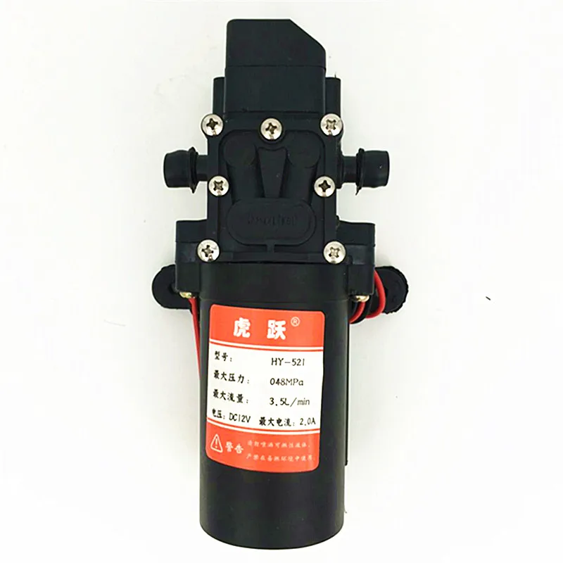 Водяной мини насос 12 В для распыления пестицидов имеет регулятор скорости и