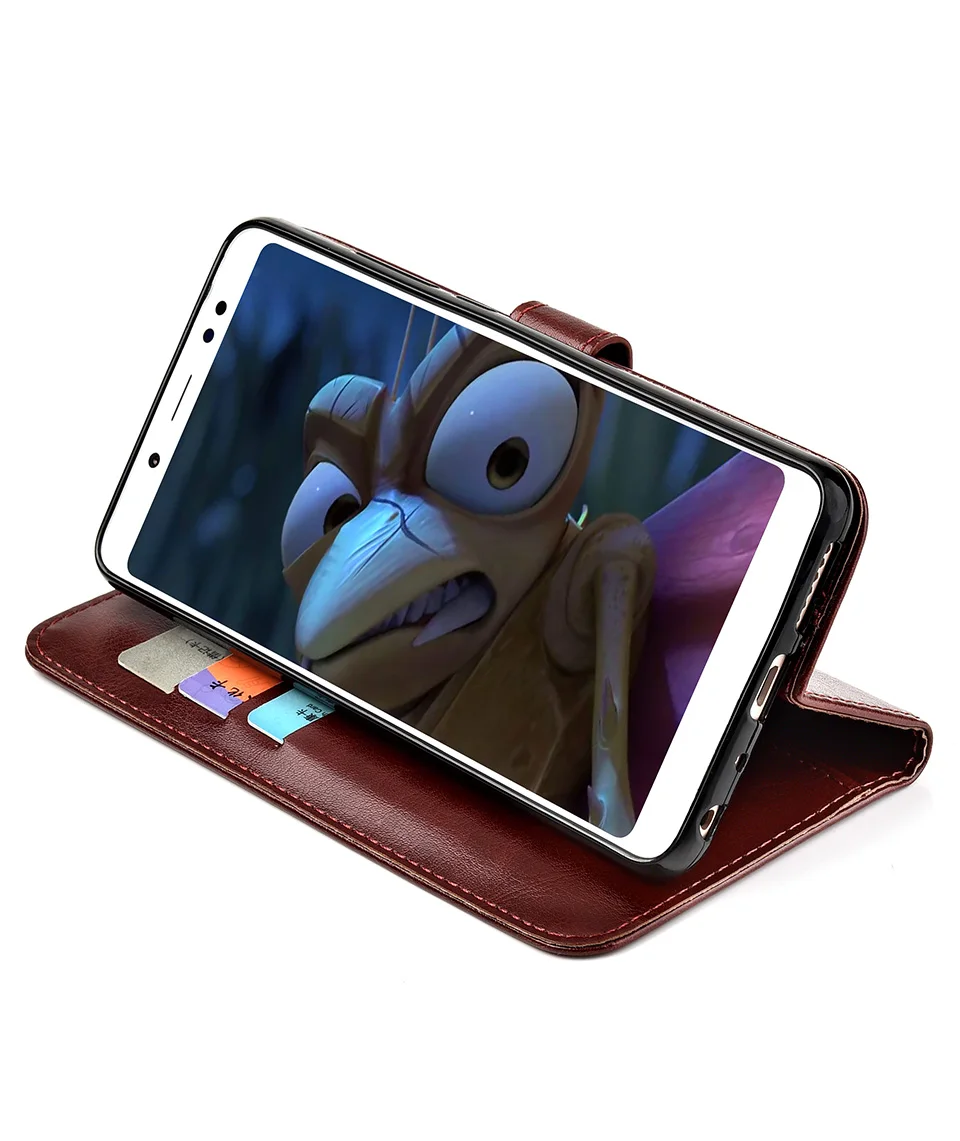 Чехол книжка для Honor 7C кожаный|Бамперы| |