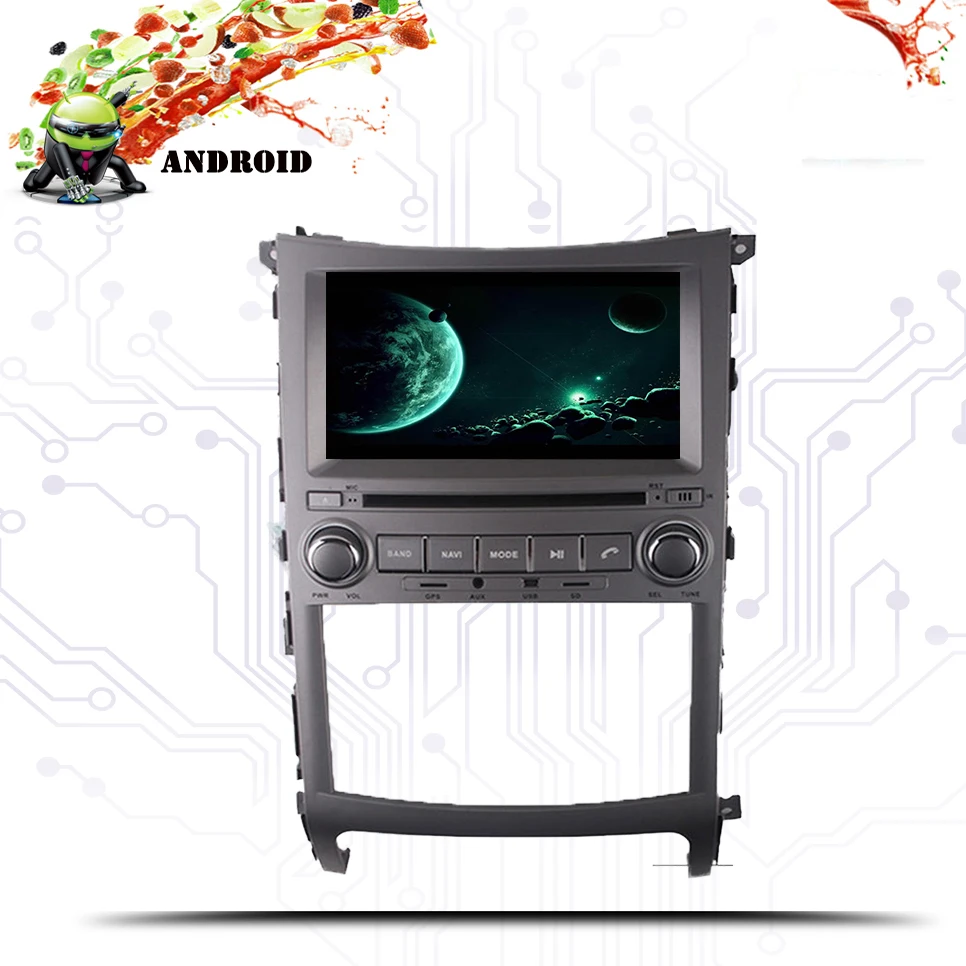 1024*600 HD IPS в тире Android 10 04 ГБ + 64 Гб PX5 автомобильный dvd видео для ix55 Veracruz с 3/4G LTE gps