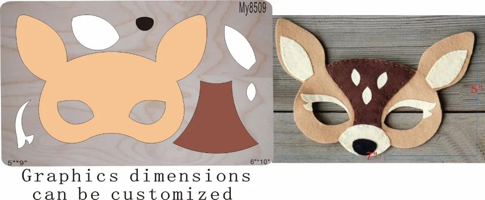

Mask DIY Wooden dies fit MY // Scrabooking