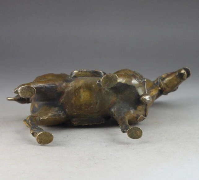 КИТАЙСКИЙ РЕДКИЙ медный старый ручной молоток статуя лошади латунные фабричные