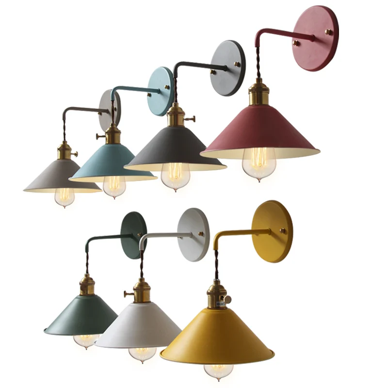 Современная прикроватная настенная лампа Эдисона бра для спальни и коридора