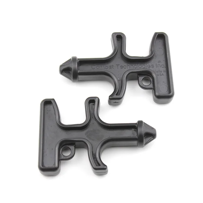 5 шт. Упаковка Пластиковый черный Стингер дрель самообороны тактический