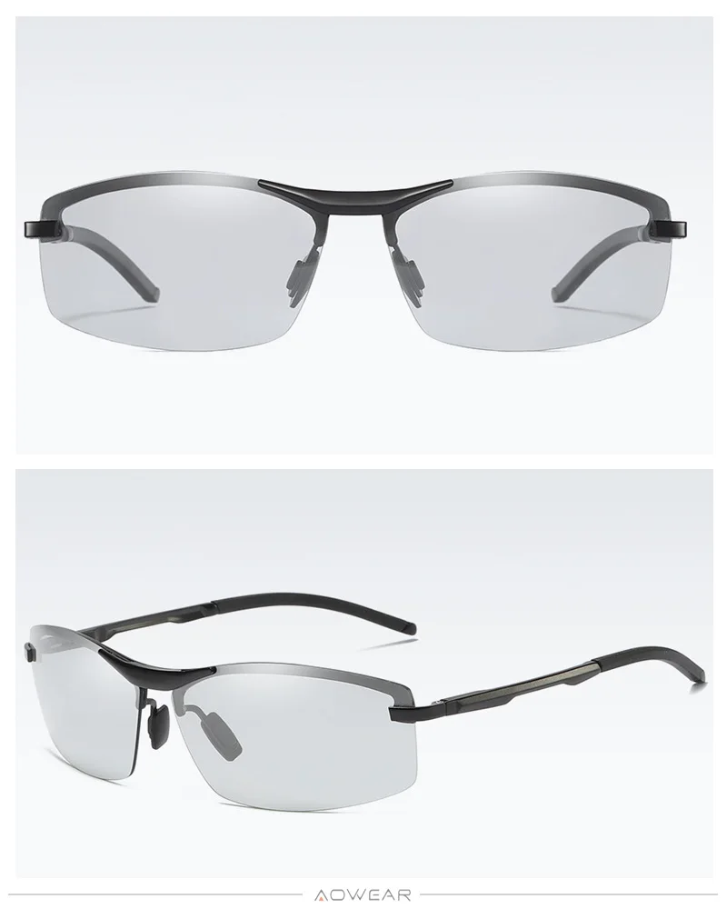 AOWEAR, фотохромные солнцезащитные очки, мужские поляризационные HD очки-хамелеоны, очки для дневного и ночного вождения, солнцезащитные очки gafas de so