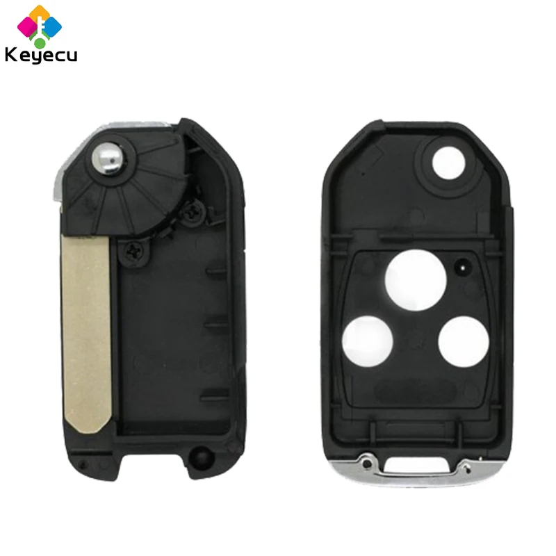Запасной модифицированный складной флип чехол KEYECU для автомобильного ключа