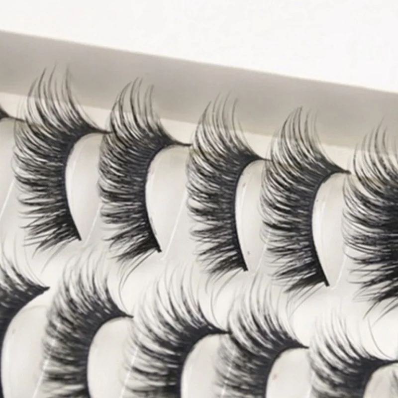 10 пар Профессиональные Накладные ресницы накладные натуральный макияж женские