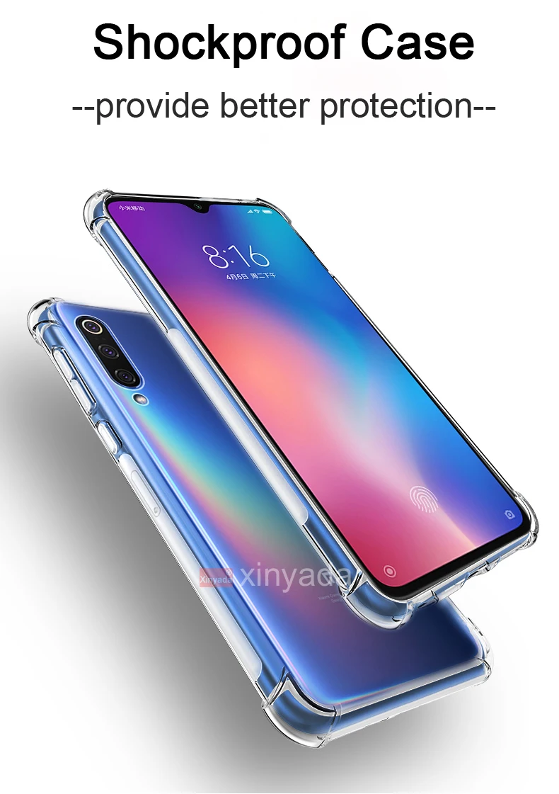 Clear Soft Silicone TPU Bumper Case For Samsung Galaxy M10 M20 M30 A10 A30 A50 A40 A70 A20 A60 Air Cushion Cover Shell | Мобильные