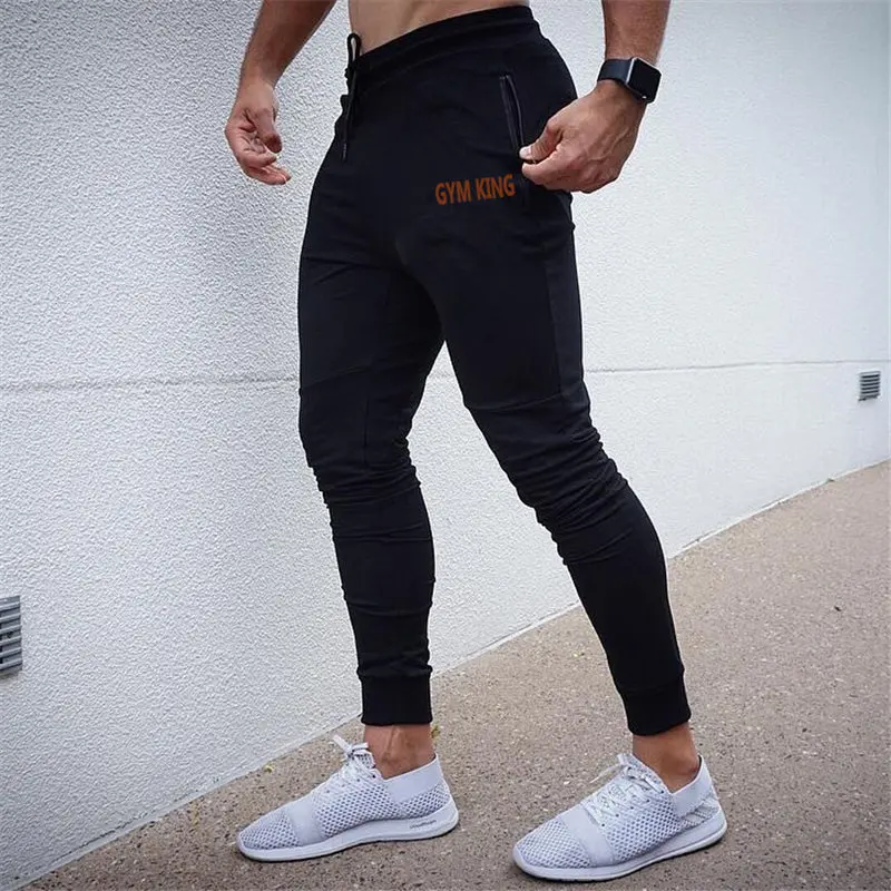 

Новинка 2019, мужские хлопковые тренировочные штаны, джоггеры, мужские тренировочные штаны для фитнеса, бодибилдинга, тренировок, мужские пов...