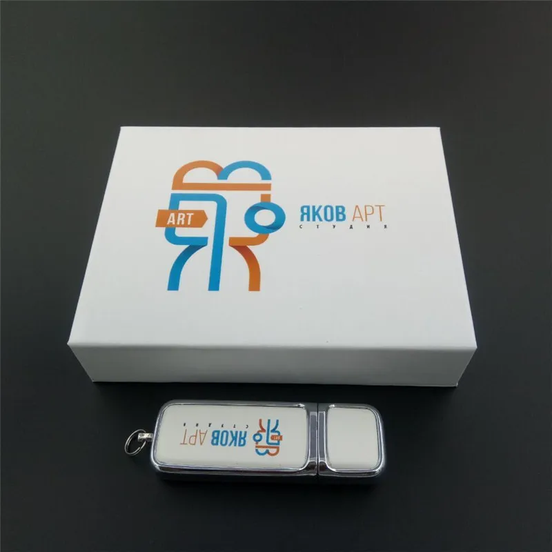 Exuanck индивидуальный логотип Usb 2 0 карты памяти кожаный + коробка с 4GB/8GB/16GB/32GB/64GB