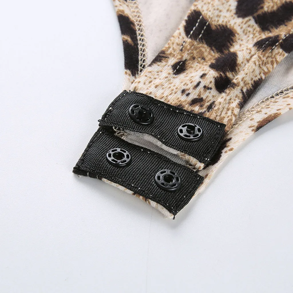 

Leopard Print One Piece Swimsuit Swimming Suit For Women Lace Up Padded Swimwear Backless Bodysuit Maillot De Bain Femme 2019