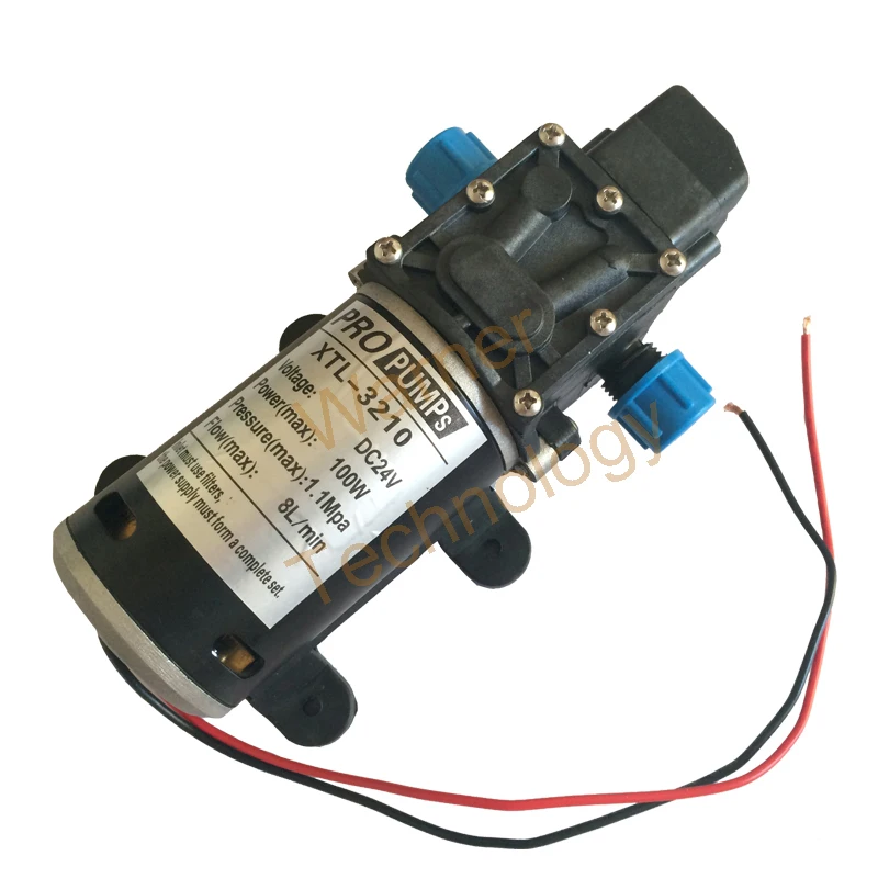 3 шт. водяной насос высокого давления микро мембранный 3210YB 24V 100W головка 90 M 1.1MPa