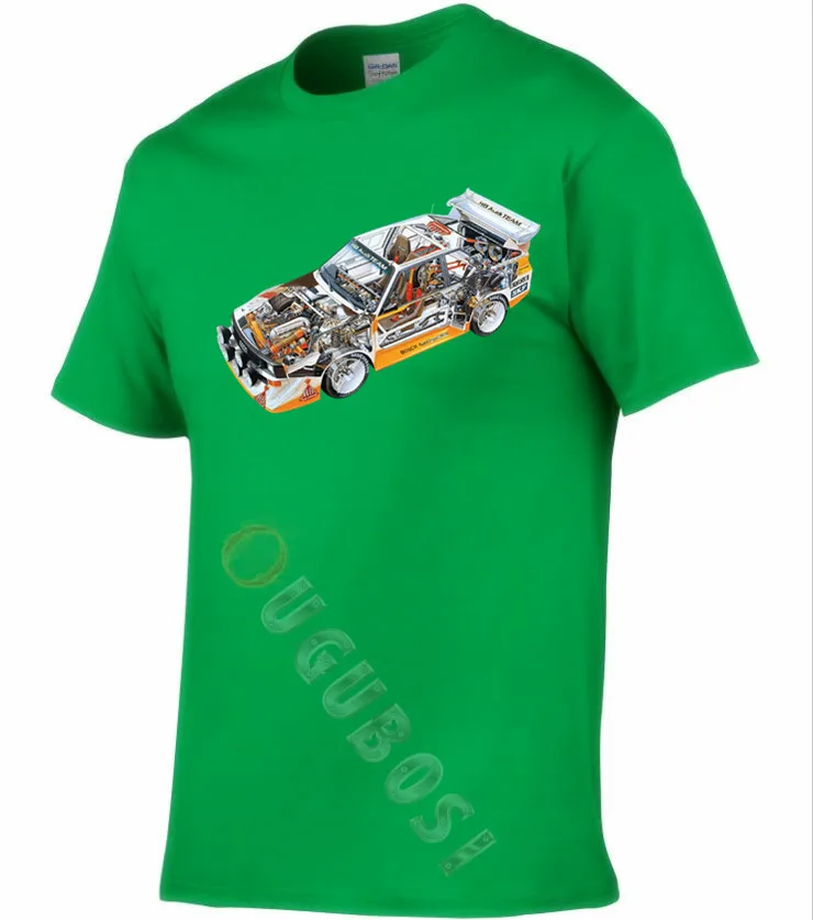 HB S1 QUATTRO RALLY TEAM Walter Rohrl Fan футболка Xmas Geschenk|Мужские футболки| |