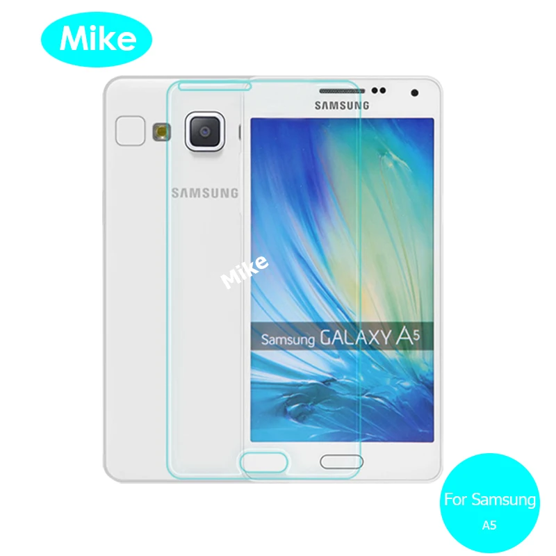 Закаленное стекло для Samsung GALAXY A5 2 шт. защита экрана 9h защитное на A 5 2015 500F A500F SM