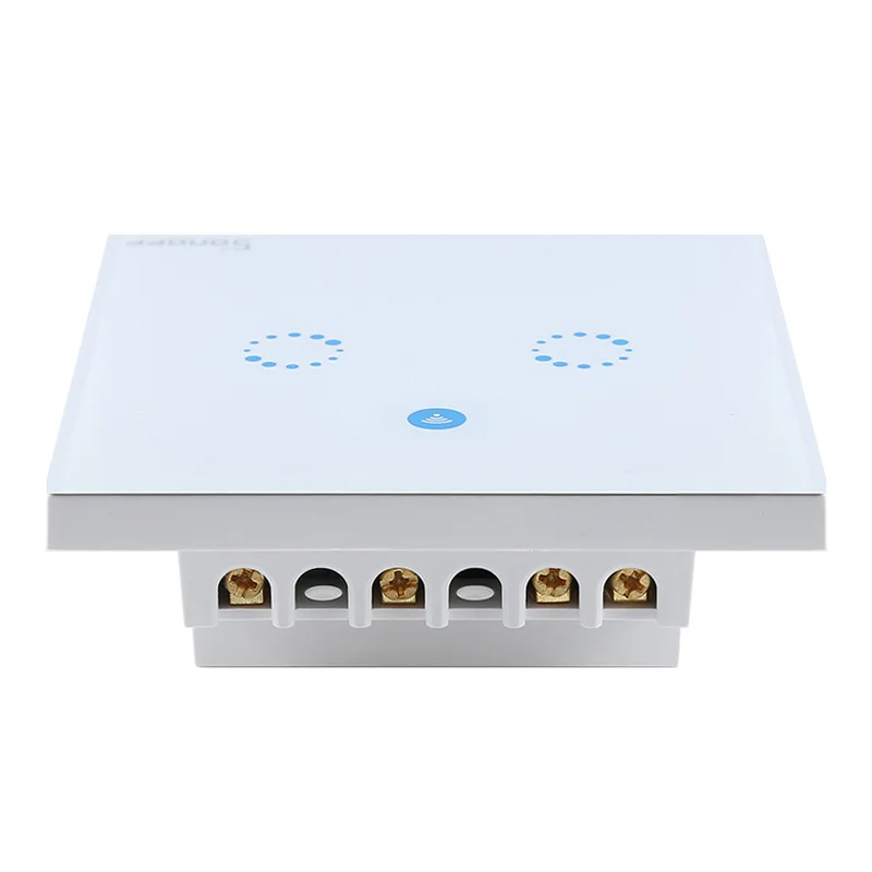 Sonoff T1 EU Smart Wifi настенный сенсорный выключатель света 1 банда 2 банды сенсорный/WiFi/433 RF/APP удаленный контроллер для умного дома работа с Alexa