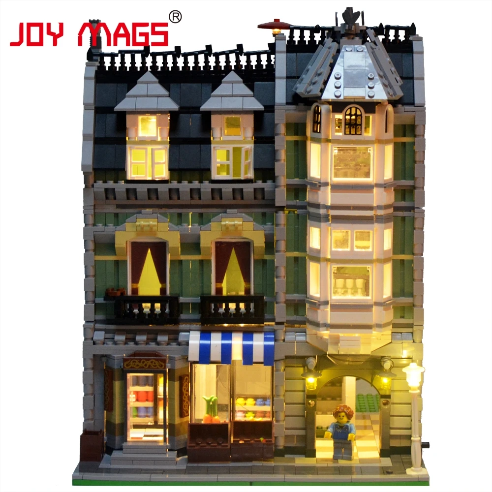 Комплект светодиодсветильник JOY MAGS Only для 10185 уличной зеленой машины совместим с