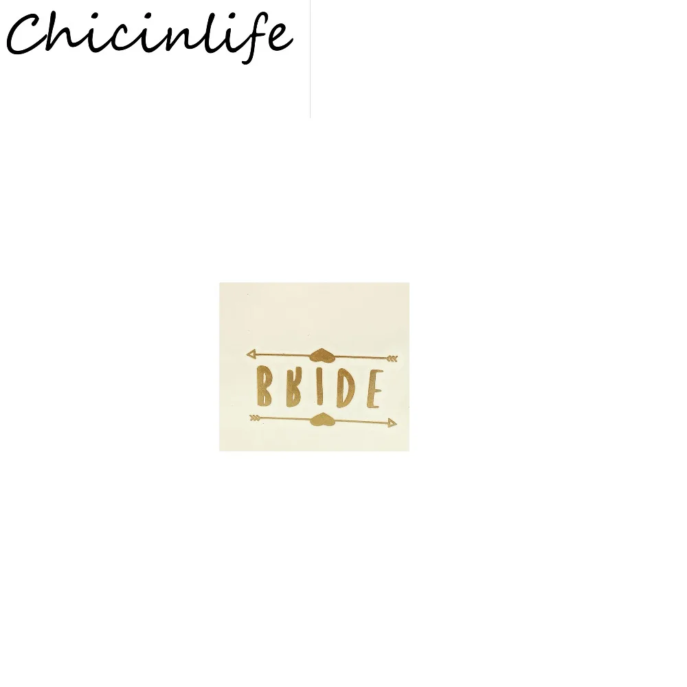 Chicinlife 5 шт. временные тату кольца для невесты/сердца/бриллиантов