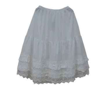 white 1921 Mori Girl многослойная кружевная повседневная юбка для женщин, винтажный стиль, Сказочная кружевная вышивка, плиссированная Нижняя юбка размера плюс, Saias#1921 - Цвет: white 1921