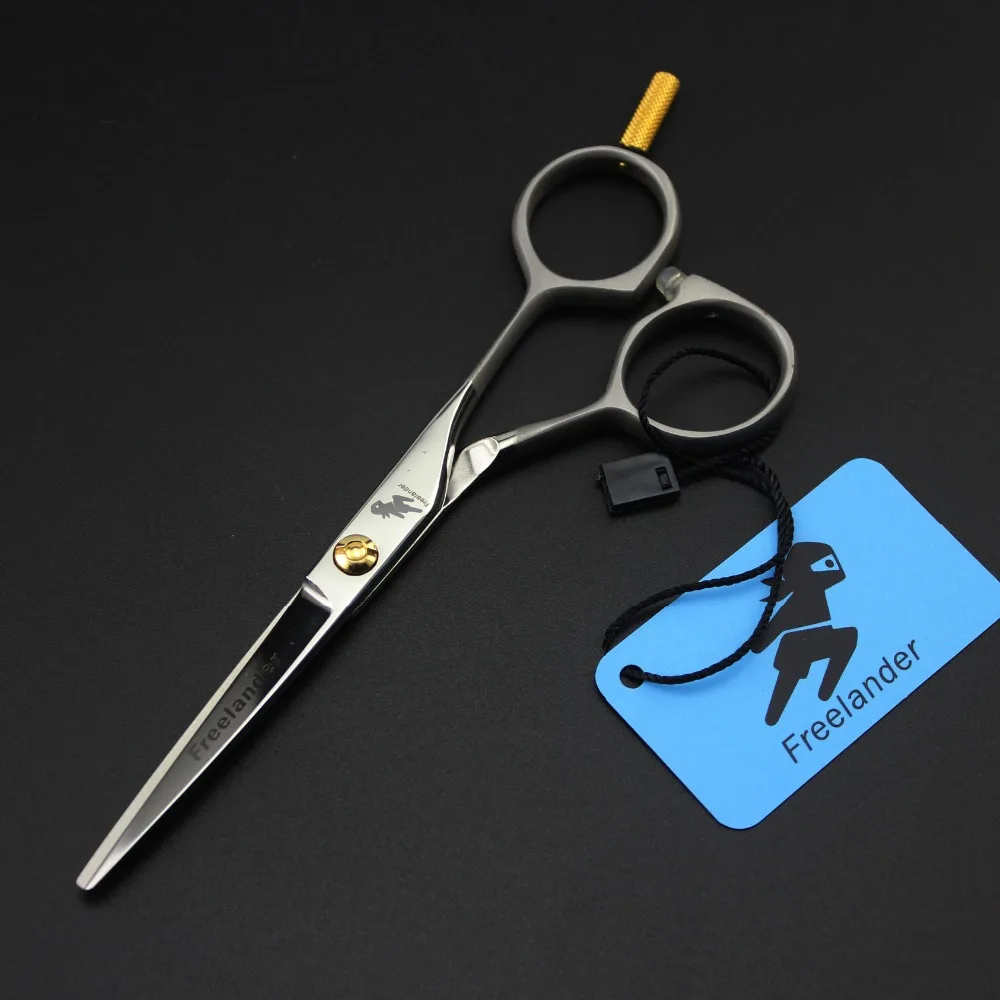 

Freelander Professional Hairdressing Scissors 5.0 inch Single Tail, Black Matte Handle Design,Top Quality,Japanese 440C