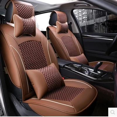 Новое прибытие! Four seasons автокресло чехлы для Lexus LX 570 5 мест 2016 2011 комфортно дышащая