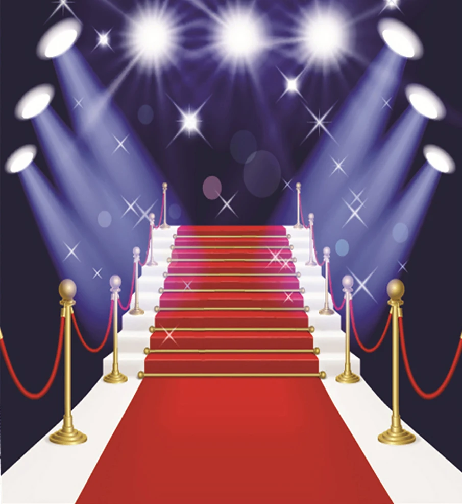 VinylBDS Photo Studio Backdrop Red Carpet Ladder Stage Lighting Kate Background Wedding | Электроника