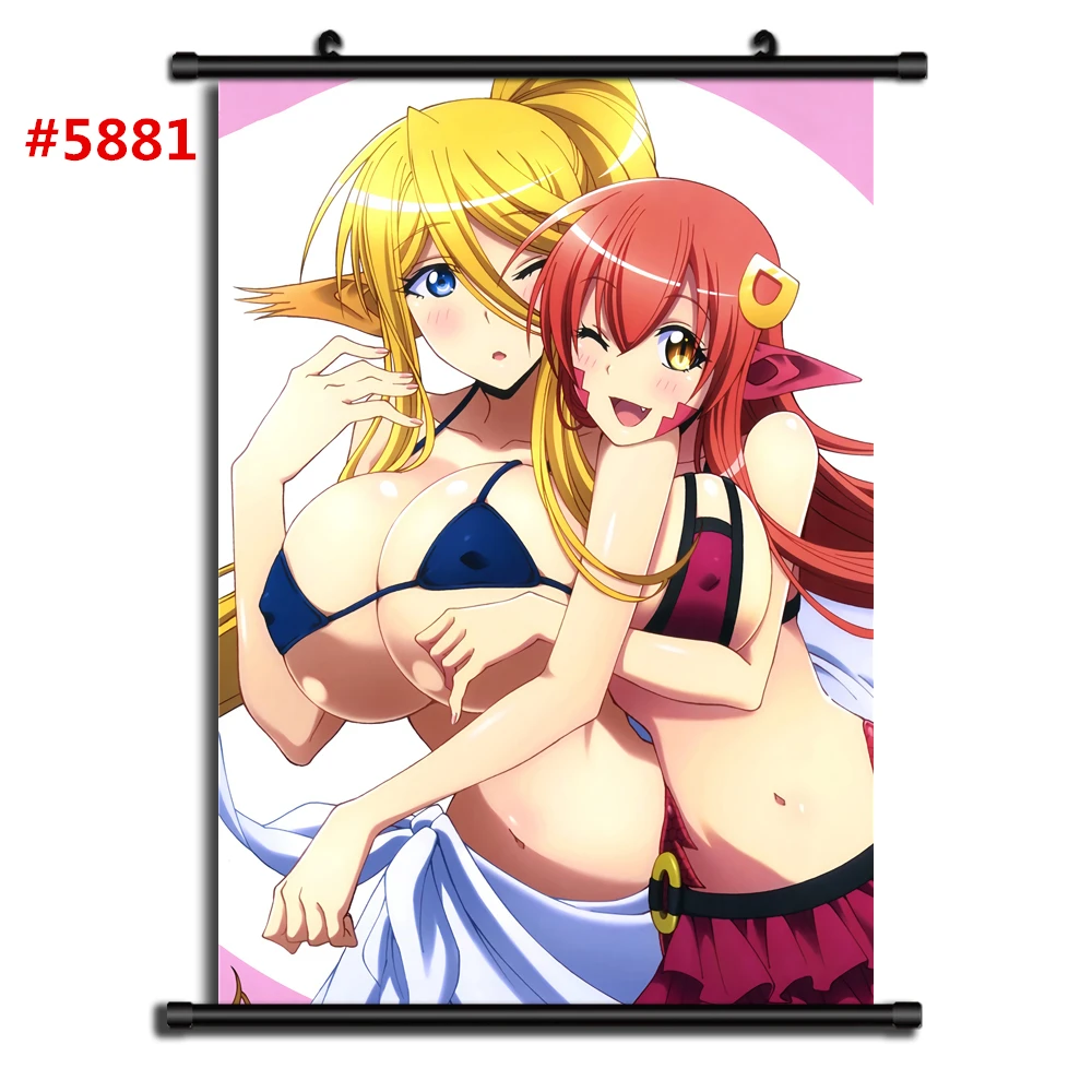 Monster musume no iru nichijou Аниме Манга настенный плакат свиток - Цвет: 5881