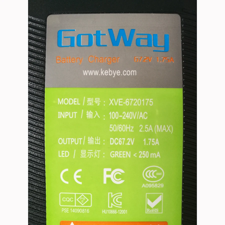 Gotway MCM4 MCM5 ACM Msuper Tesla зарядное устройство 67 2 V Одноколесный адаптер 100 240V|Аксессуары
