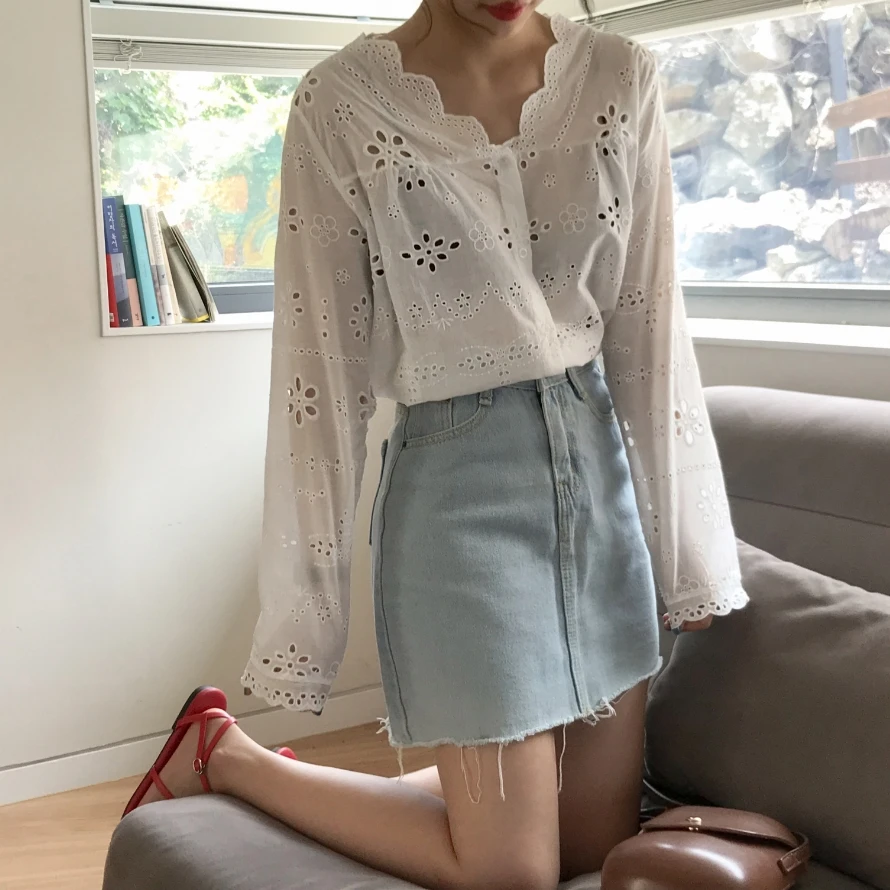 Ulzzang harajuku футболка Женская топы корейский весна 2019 осень мода личности цветы