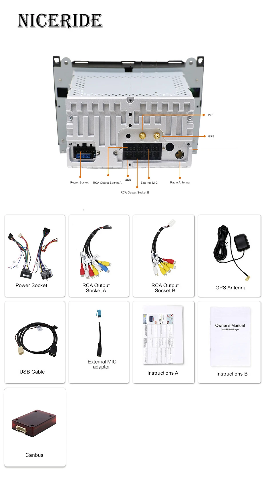 Android 7 1 2din автомобильное радио для машины мультимедийный DVD Mercedes Benz B200 A B класс W169