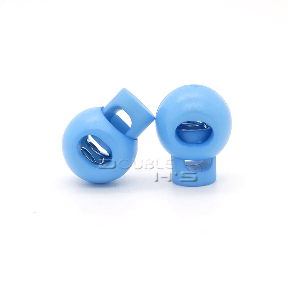 50pcs/lot Colorful Ball Cord Lock End Stops Round Toggle Stopper for Sport Cloth Bag Accessories | Дом и сад