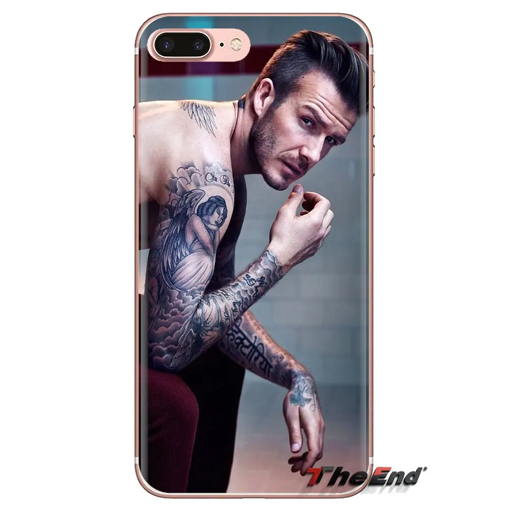 For Xiaomi Redmi 4A S2 Note 3 3S 4 4X 5 Plus 6 7 6A Pro Pocophone F1 Soft Transparent Cases David Beckham Football Star Sexy Men |