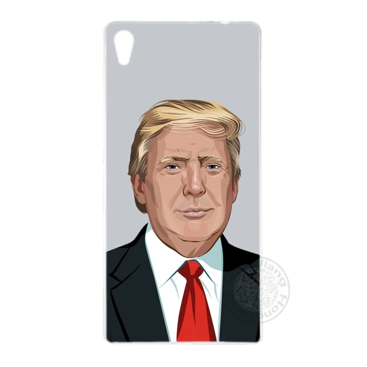 HAMEINUO Дональд Трамп глупая крышка чехол для телефона sony xperia z2 z3 z4 z5 mini plus aqua M4 M5 E4 E5 C4