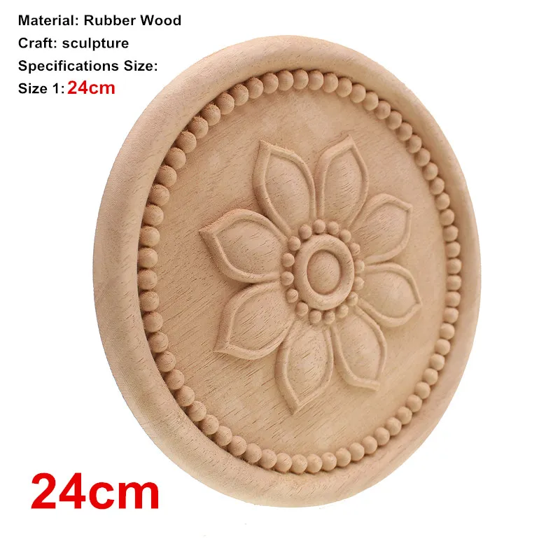 RUNBAZEF деревянная резная угловая накладка для мебели