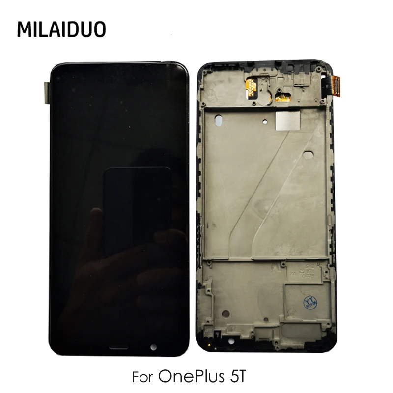 ЖК для Oneplus 5T дисплей A5010 Incell кодирующий преобразователь сенсорного экрана в