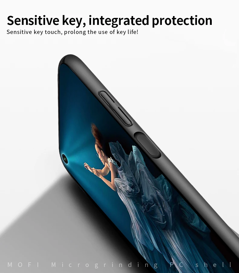 Для huawei Honor 20 Pro чехол MOFI классический матовый полный охват жесткий для крышки