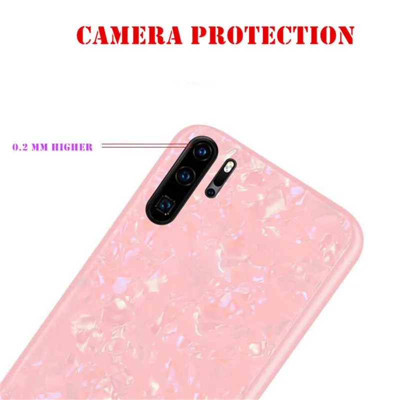 Закаленное Стекло чехол для huawei P30 Pro противоударный защитный телефона мягкий