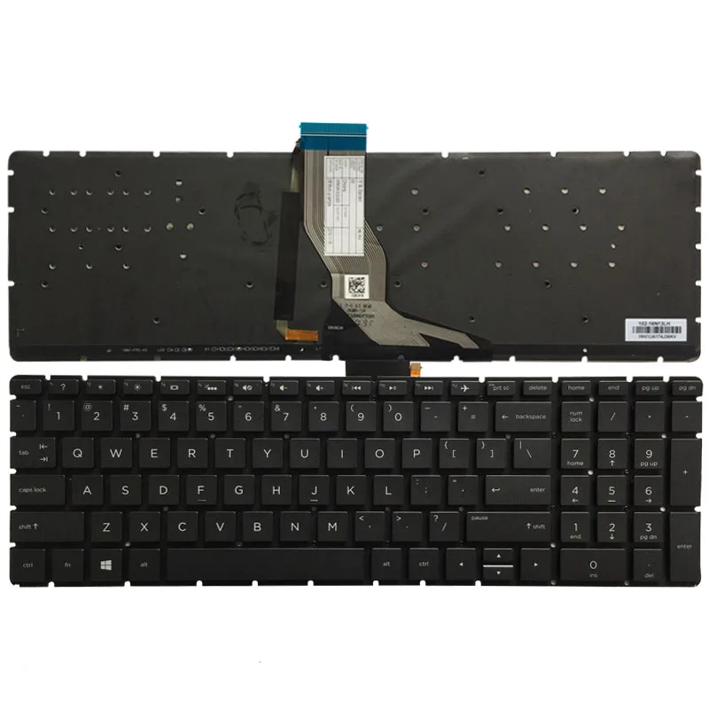 Клавиатура для ноутбука с подсветкой США HP 17 bs bs000 bs010nr bs020nr bs051od