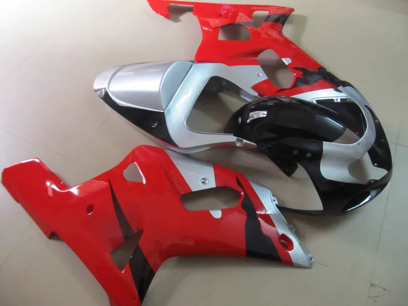 Набор обтекателей мотоцикла для GSXR600 750 K1 01 02 03 GSXR 600 GSXR750 2001 2002 2003 красный