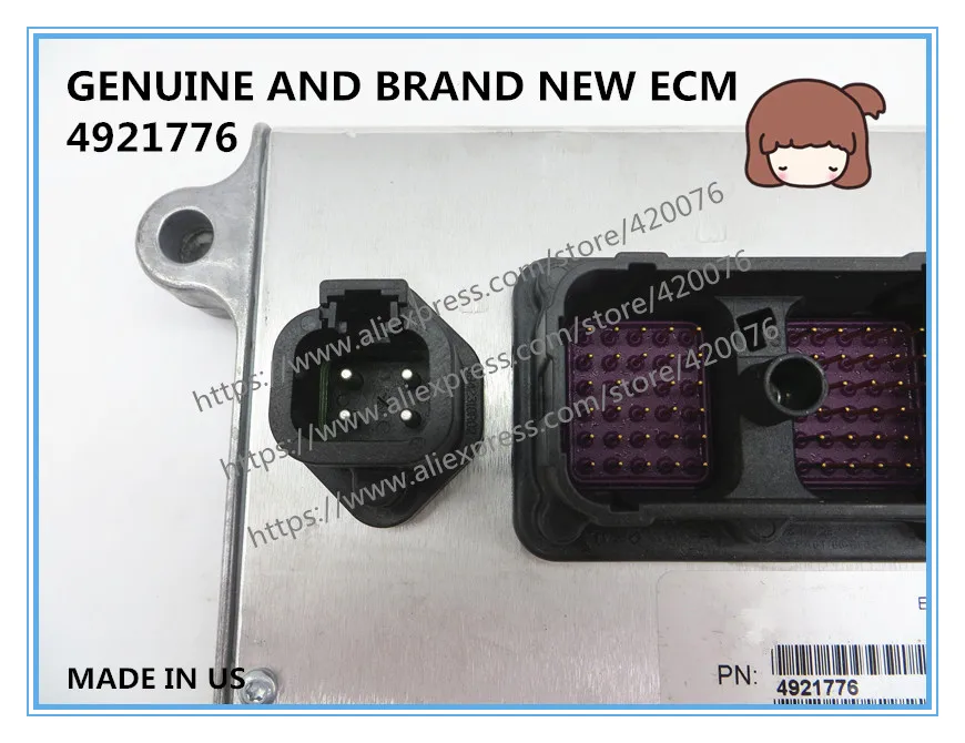 Подлинный и абсолютно модуль управления дизельным двигателем ECM ECU 4921776 для ISB, QSB, ISL, QSL двигателя