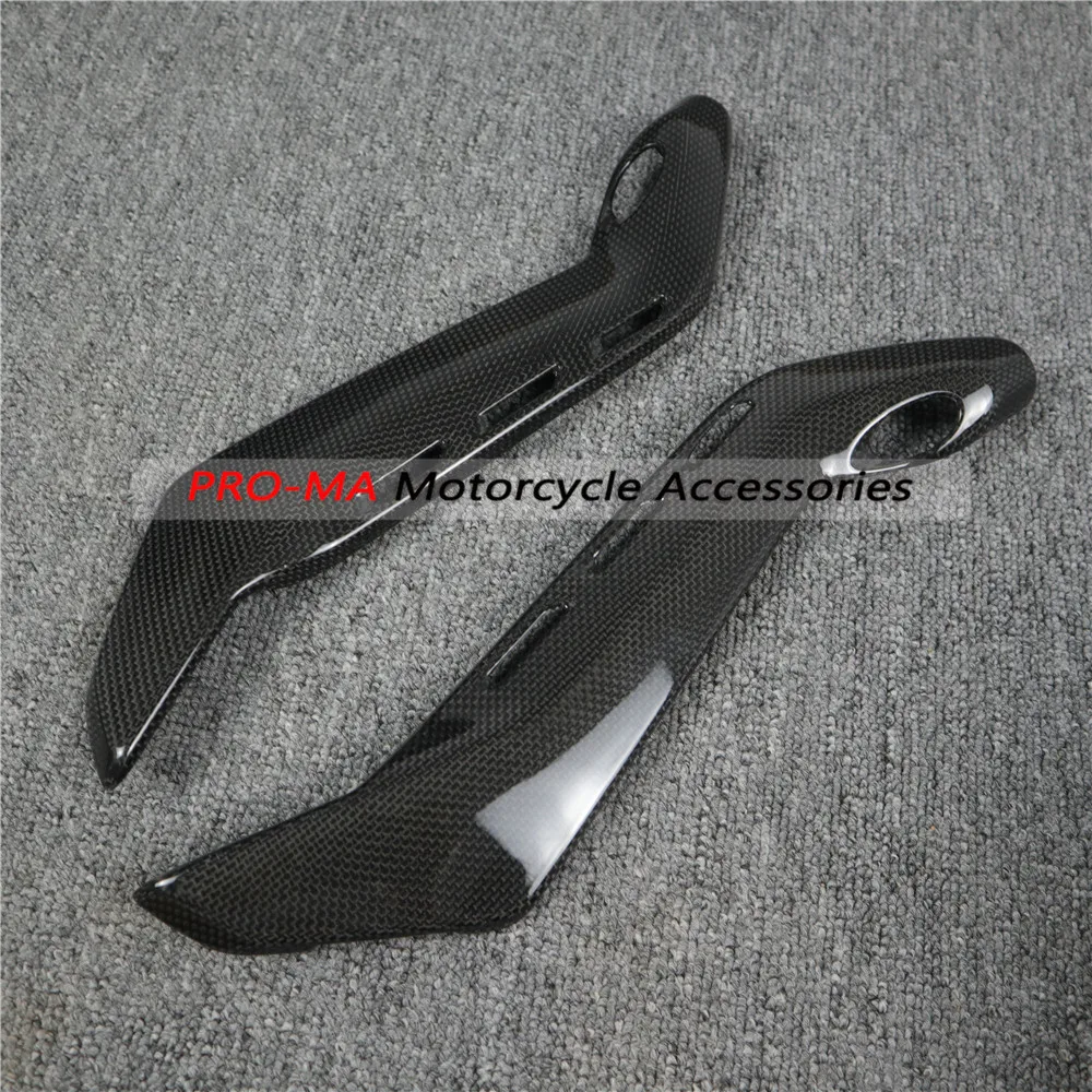 DTRAD Motorcycle Seat Side Cover in Carbon Fiber For Ducati Superbike Panigale V4 V4S Plain glossy weave
