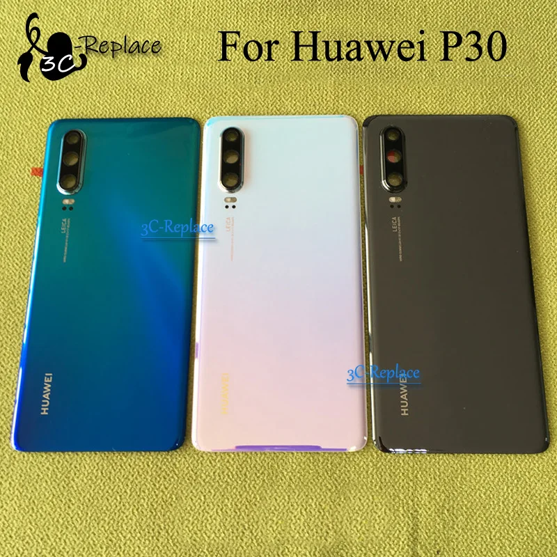 Оригинальная 6 1 дюймовая задняя крышка батарейного отсека для Huawei P30/Huawei P30 Global