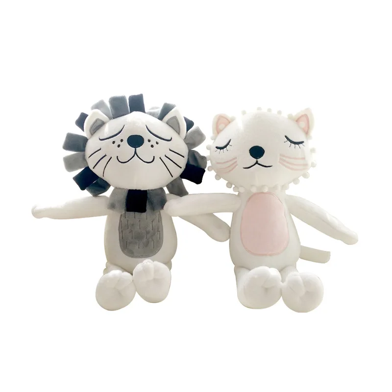 

Baby Pillow Kids Stuffed Toys Girls Boys Lion Cat Dolls Children Room Decor Teepee Cushion Infant Photography Props Baby Bedding