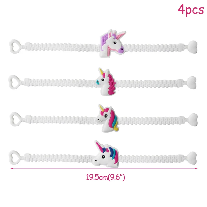 

Резиновый браслет на тему единорога, брелки для ключей, украшения для дня рождения, детские сувениры, браслет, товары для вечеринок Unicornio