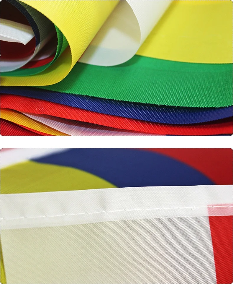 KAFNIK FLAG 14*21cm String flag 50 countries European Cup bar hanging flags | Flags