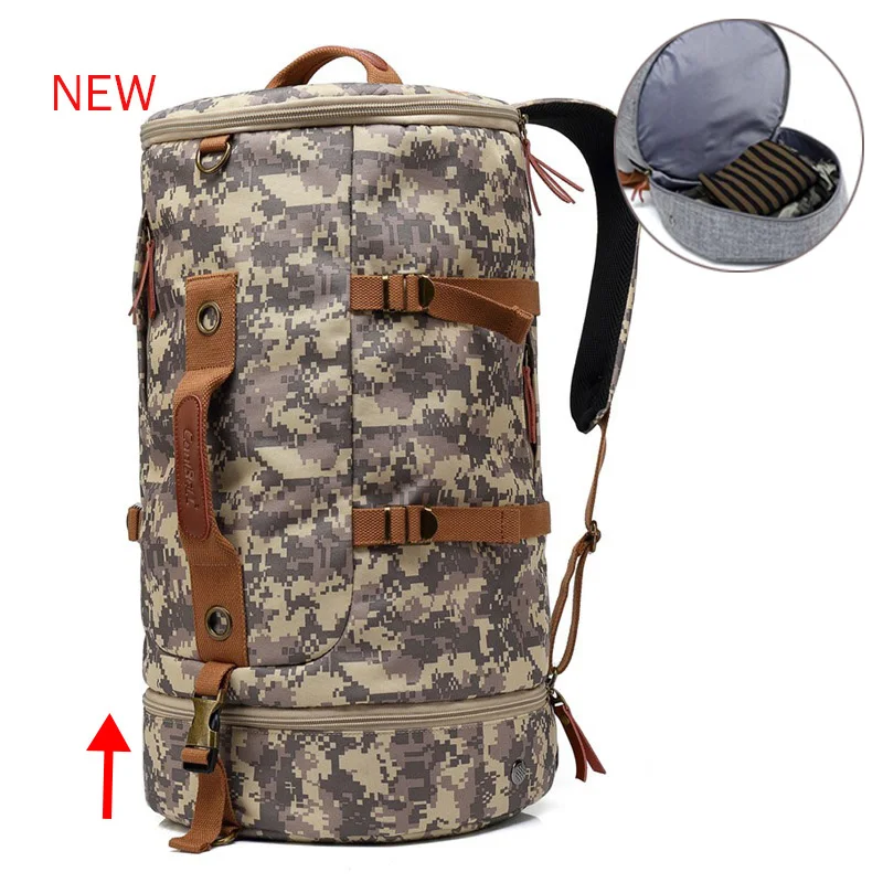 NEW ACU 50L мужской походный рюкзак, рюкзак для кемпинга, рюкзак для путешествий, охоты, альпинизма, Холщовая Сумка-мешок Blaso Mochila, для спорта на открытом воздухе XA172D - Цвет: NEW ACU