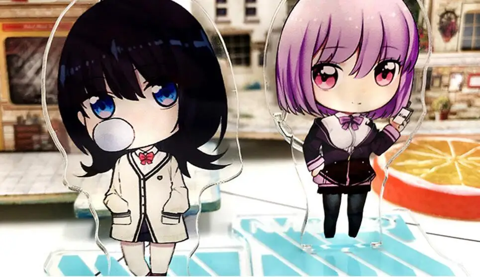 Аниме SSSS. GRIDMAN Shinjo Akane Takarada Rikka Косплей Двусторонняя фигурка на акриловой