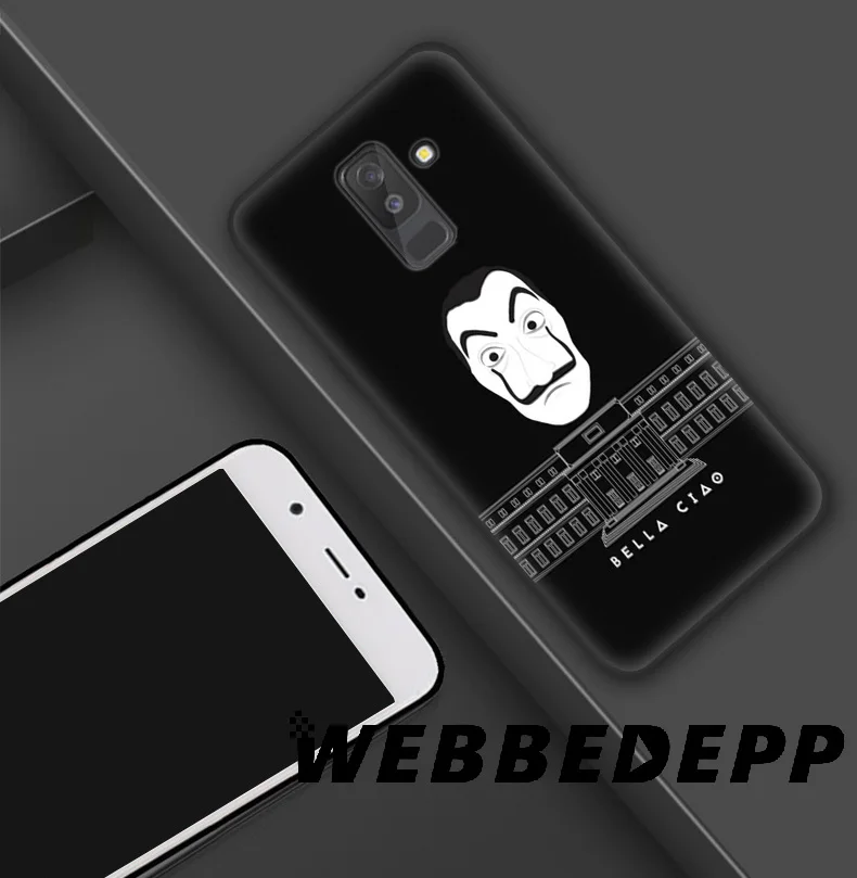 WEBBEDEPP Money Heist La Casa De Papel Soft Silicone Case for Samsung Galaxy A9 A8 A7 A6 Plus 2018 A5 A3 2017 2016 Note 9 8 |