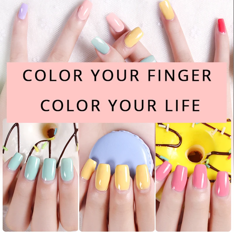 Цветной Гель лак для маникюра 10 мл|Гель ногтей| |